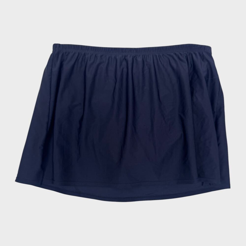 Croft & Barrow Womens Plus Size 20W Black Swim Skort